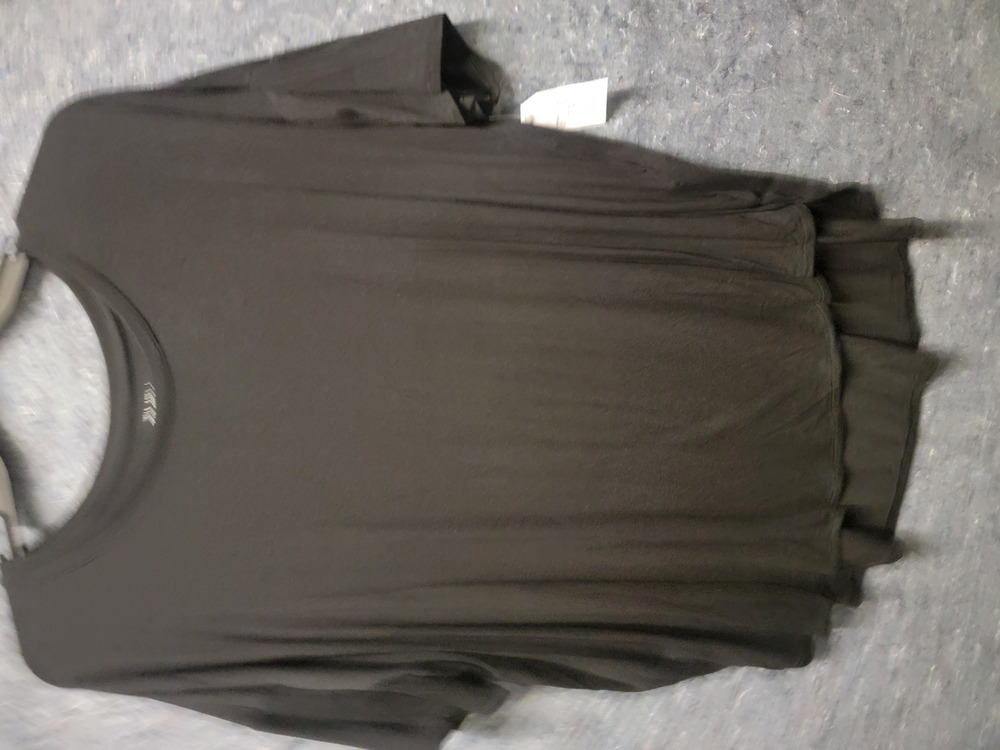 TT SS Crew Neck Tunic Tee Blak Soot Short Sleeve Pullover Top 2XL (20)